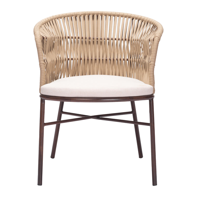 Zuo Freycinet 703988 Dining Chair - Natural IMAGE 3