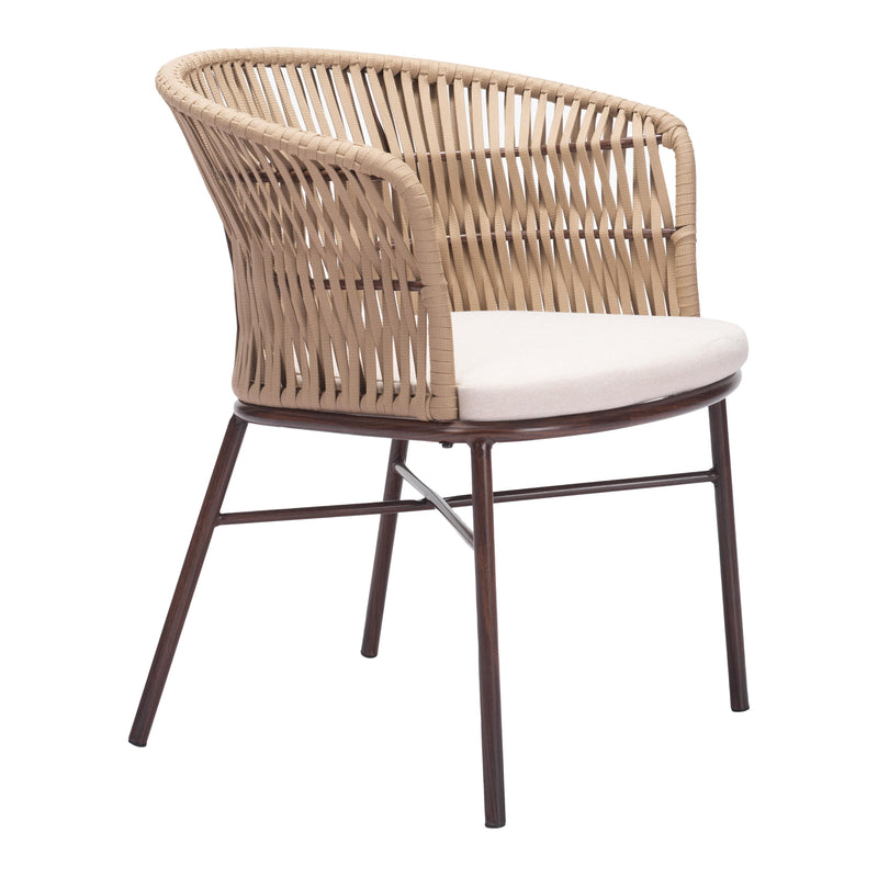 Zuo Freycinet 703988 Dining Chair - Natural IMAGE 5