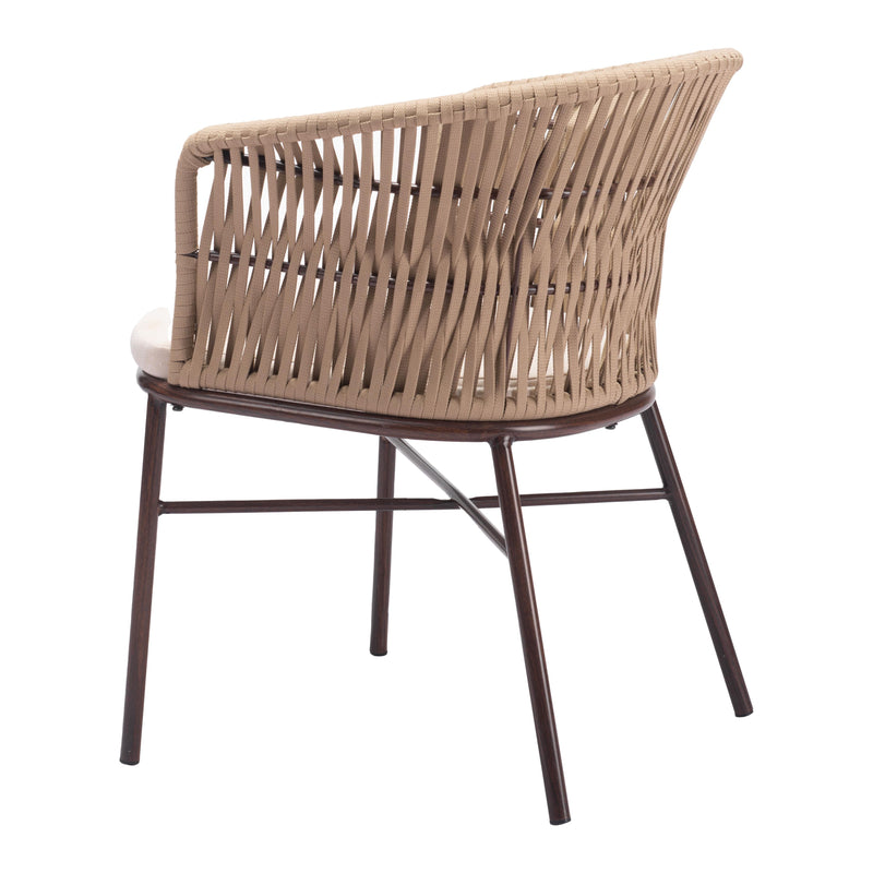 Zuo Freycinet 703988 Dining Chair - Natural IMAGE 6