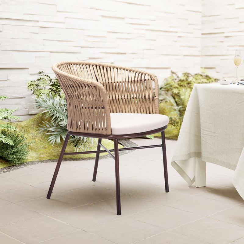 Zuo Freycinet 703988 Dining Chair - Natural IMAGE 9