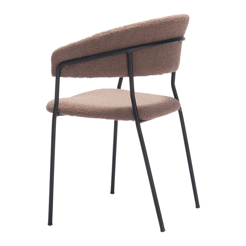 Zuo Josephine 109670 Dining Chair - Brown IMAGE 6