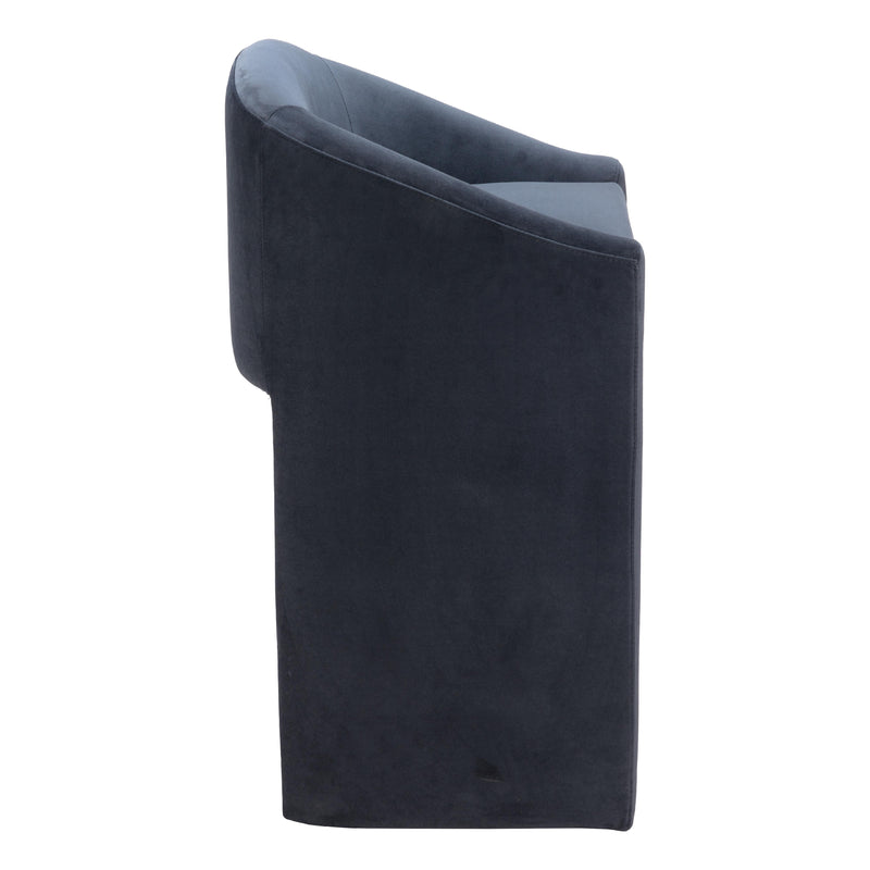 Zuo Emas 109991 Barstool - Midnight Grey IMAGE 2