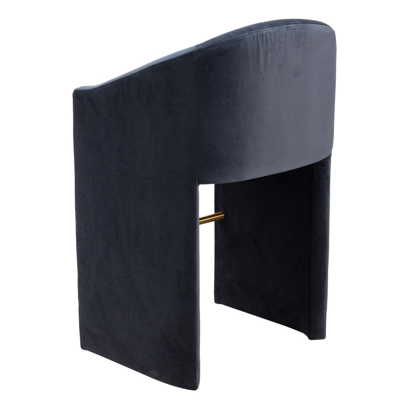 Zuo Emas 109991 Barstool - Midnight Grey IMAGE 5