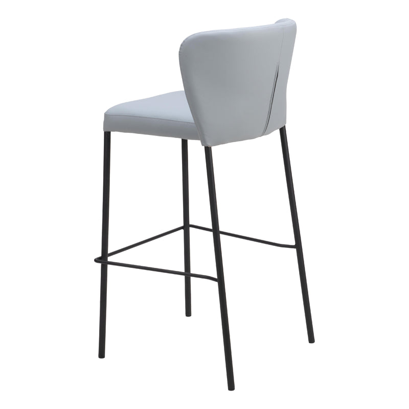 Zuo Linz 109783 Barstool - Grey IMAGE 5