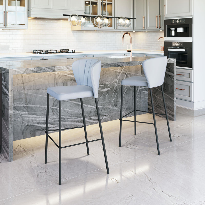 Zuo Linz 109783 Barstool - Grey IMAGE 9