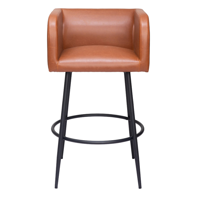 Zuo Horbat 109947 Barstool - Brown IMAGE 3