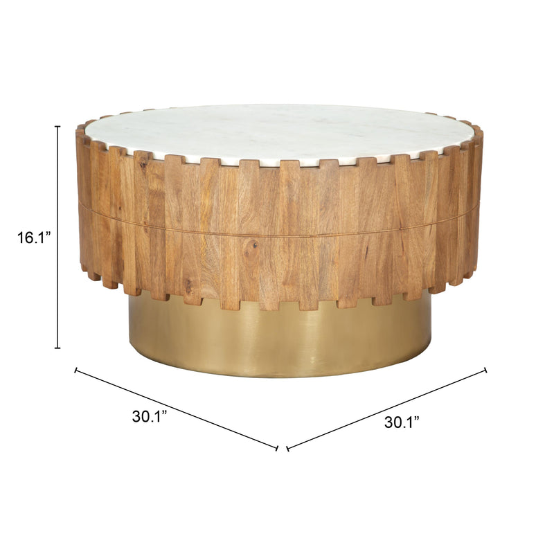 Zuo Bombay 109764 Coffee Table - Natural IMAGE 10