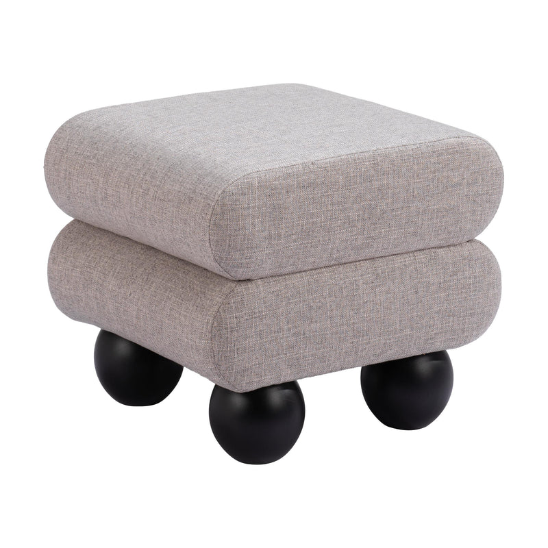 Zuo Davao 109981 Ottoman - Grey IMAGE 1