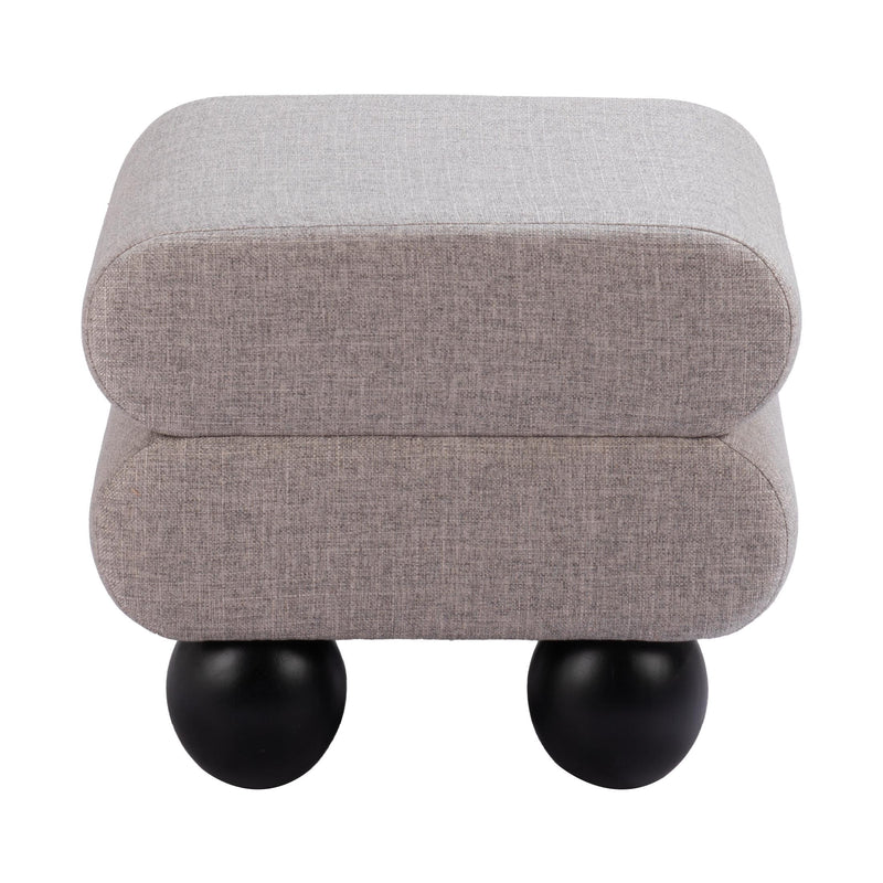 Zuo Davao 109981 Ottoman - Grey IMAGE 3