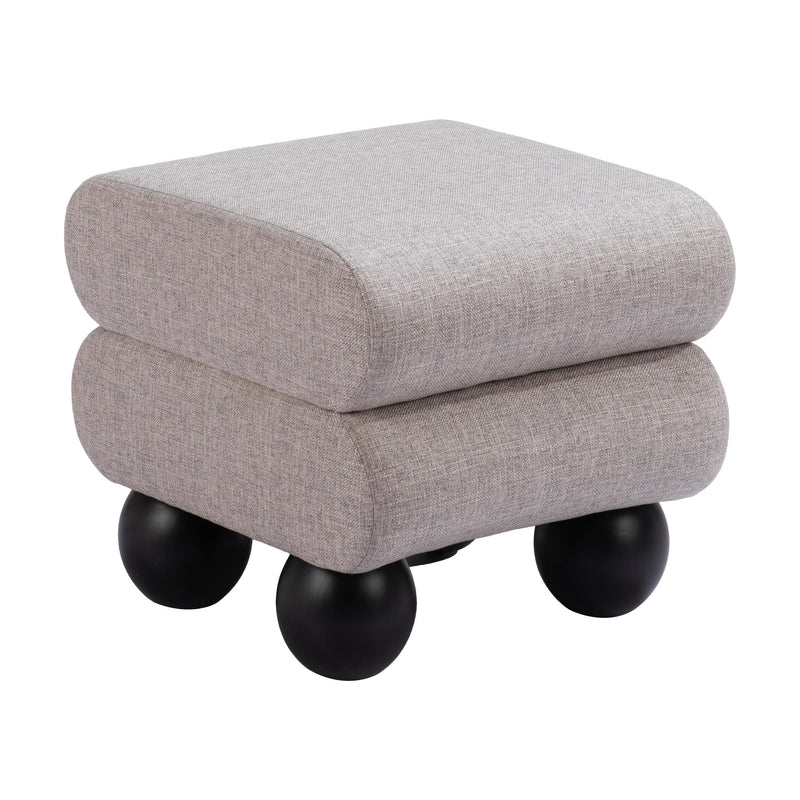 Zuo Davao 109981 Ottoman - Grey IMAGE 4