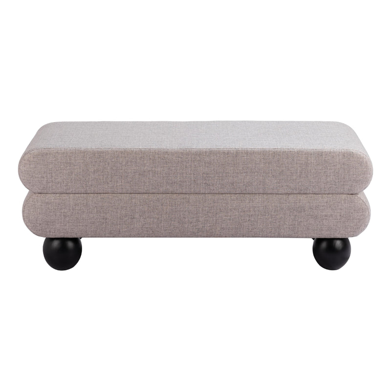 Zuo Davao 109980 Bench - Grey IMAGE 3