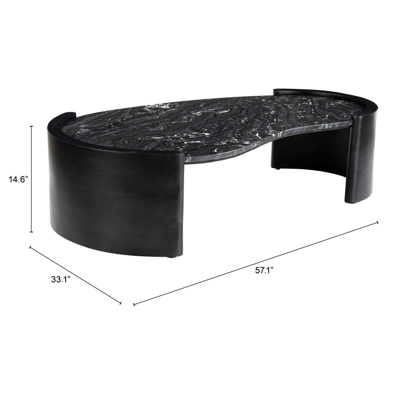 Zuo Tartini 109850 Coffee Table - Black IMAGE 9