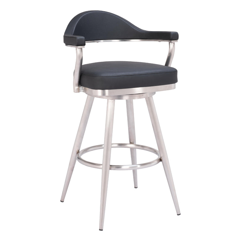 Zuo Vagur 110045 Swivel Barstool - Black IMAGE 6