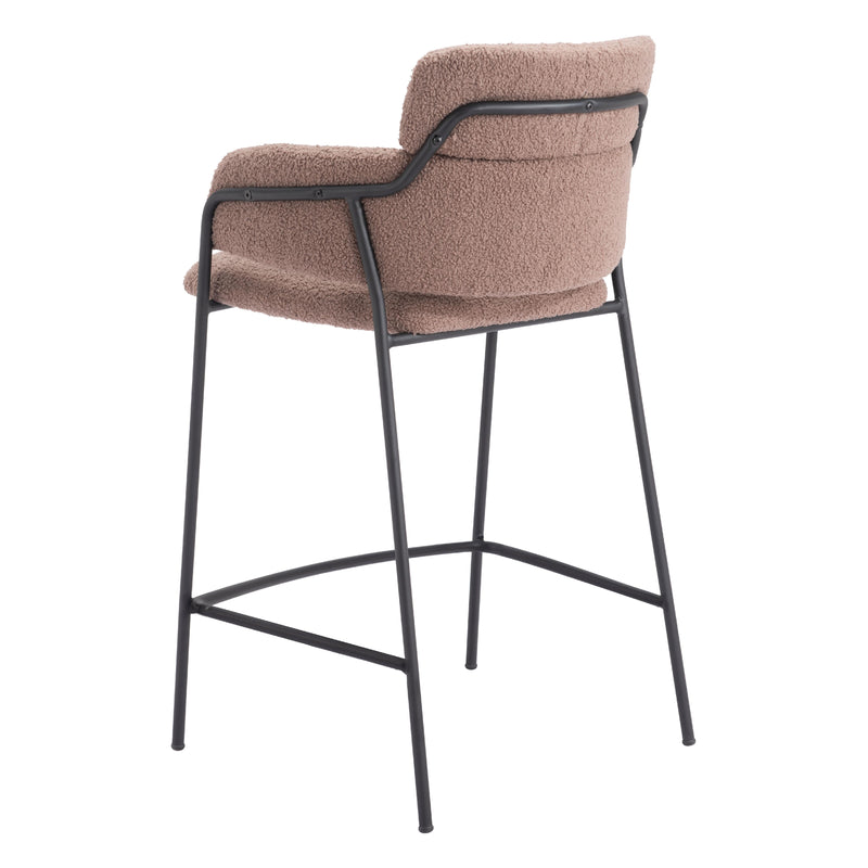 Zuo Marcel 109666 Counter Stool - Brown IMAGE 5