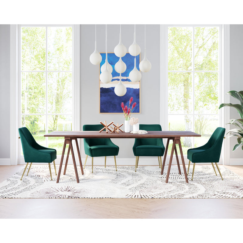 Zuo Maxine 109716 Dining Chair - Green & Gold IMAGE 10