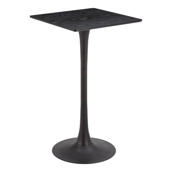 Zuo Valleta 109833 Bar Table - Black IMAGE 1