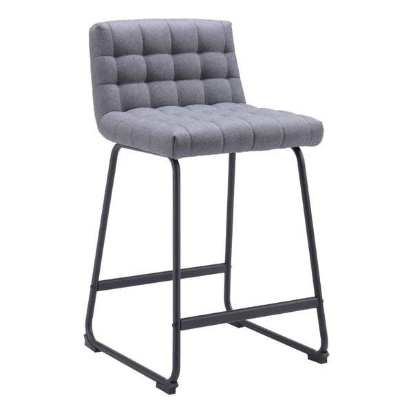 Zuo Pago 110071 Counter Stool - Grey IMAGE 1