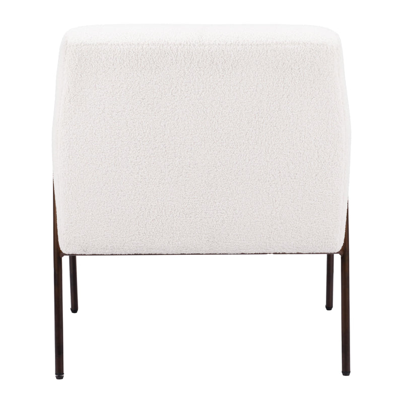 Zuo Charleston 109524 Accent Chair - Cream IMAGE 4