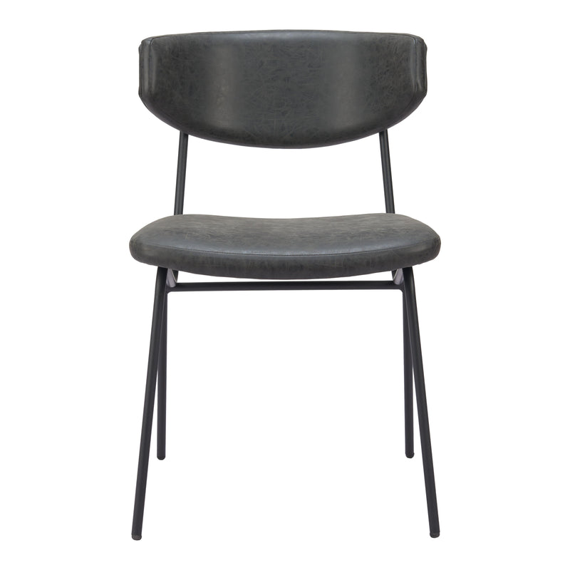 Zuo Charon 110259 Dining Chair - Vintage Black IMAGE 3
