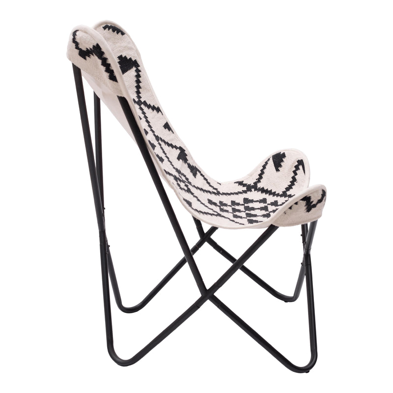 Zuo Rabat 109819 Accent Chair - Beige & Black IMAGE 2