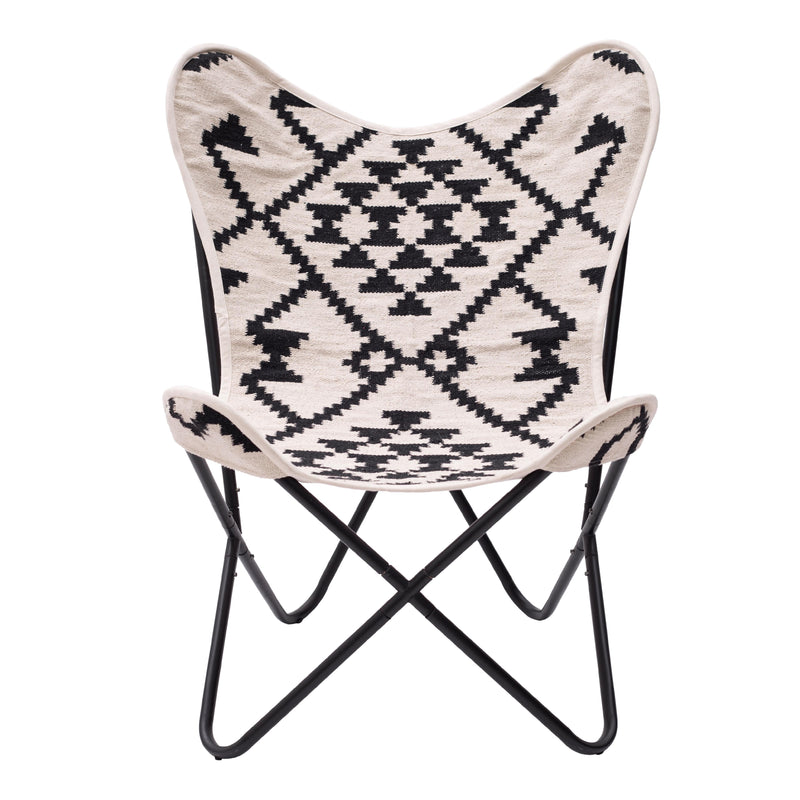 Zuo Rabat 109819 Accent Chair - Beige & Black IMAGE 3