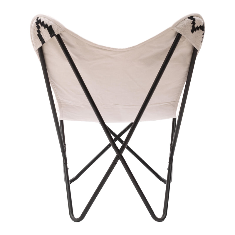 Zuo Rabat 109819 Accent Chair - Beige & Black IMAGE 4