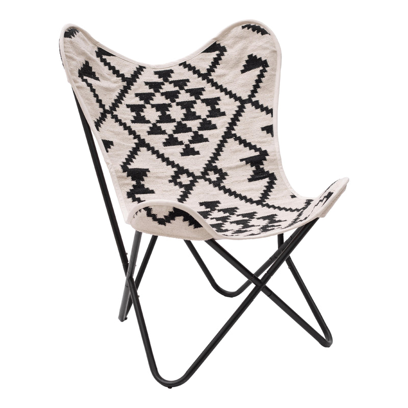 Zuo Rabat 109819 Accent Chair - Beige & Black IMAGE 6
