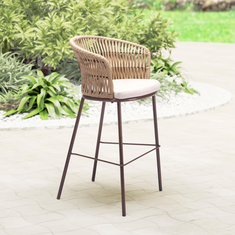 Zuo Freycinet 703990 Barstool - Natural IMAGE 9