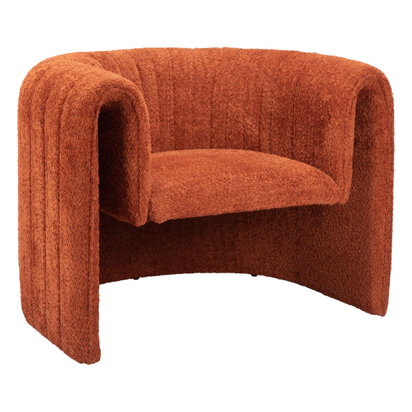 Zuo Viana 110029 Accent Chair - Burnt Orange IMAGE 1