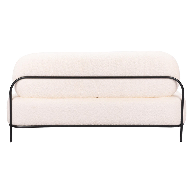 Zuo Arendal 110024 Sofa - Vanilla IMAGE 4