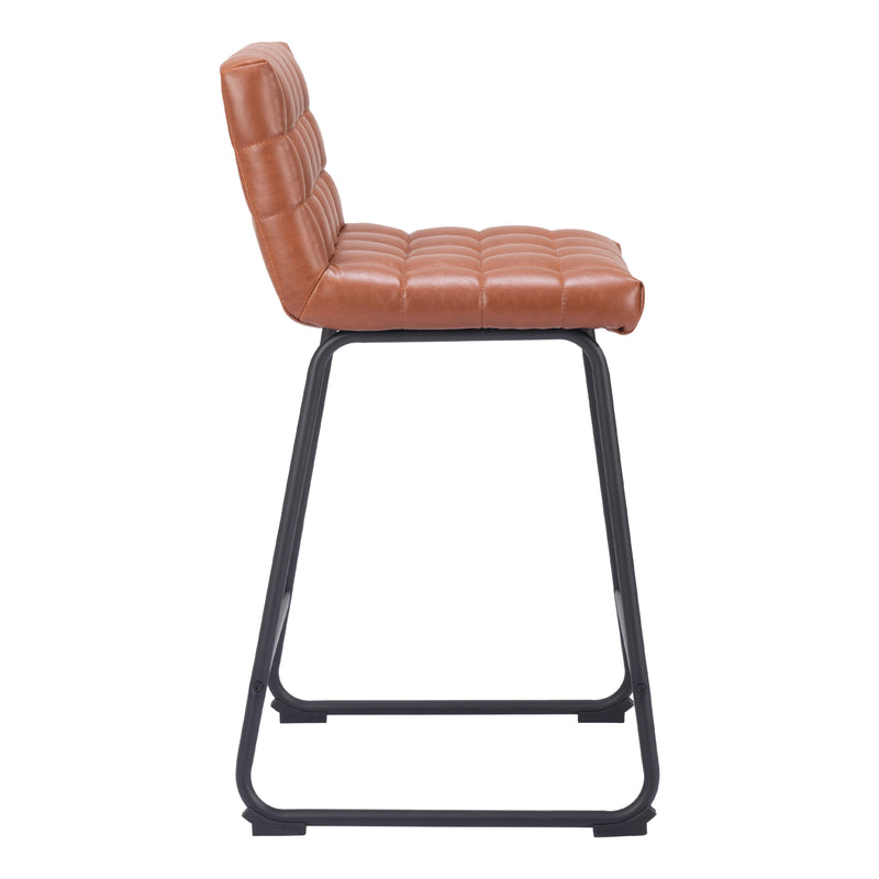 Zuo Pago 109949 Counter Stool - Brown IMAGE 2