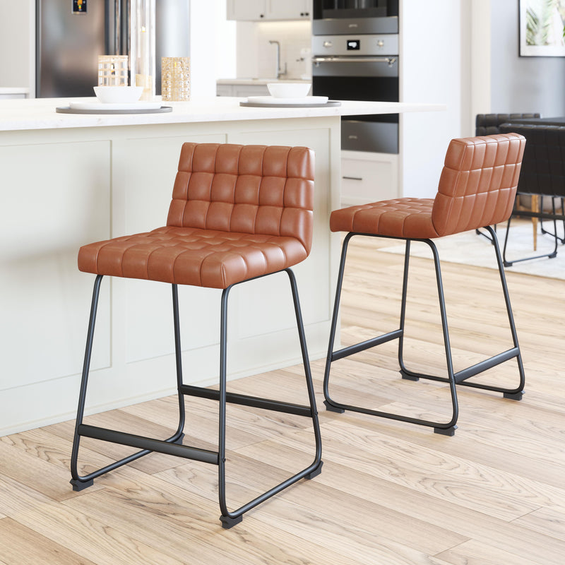 Zuo Pago 109949 Counter Stool - Brown IMAGE 8