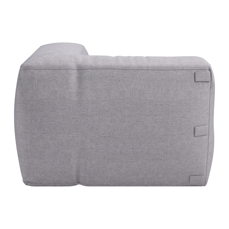 Zuo Luanda 704002 Corner Chair - Grey IMAGE 3