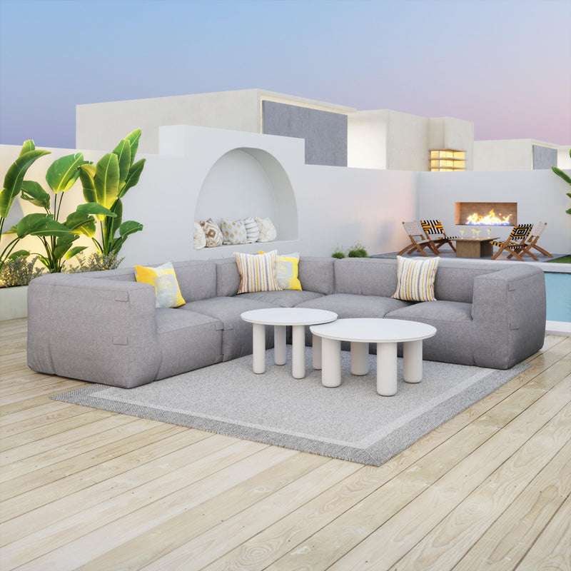 Zuo Luanda 704002 Corner Chair - Grey IMAGE 8