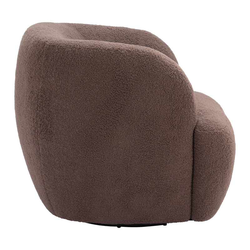 Zuo Govan 109958 Swivel Chair - Brown IMAGE 2