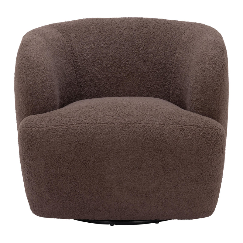 Zuo Govan 109958 Swivel Chair - Brown IMAGE 3