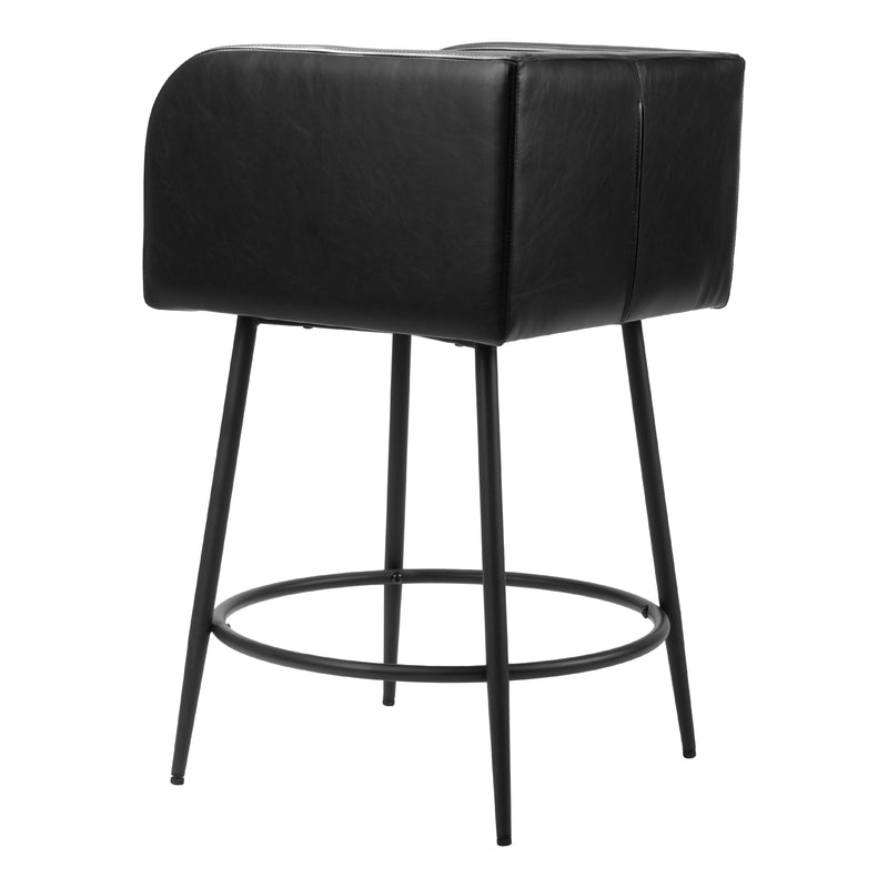 Zuo Horbat 110062 Counter Stool - Black IMAGE 5