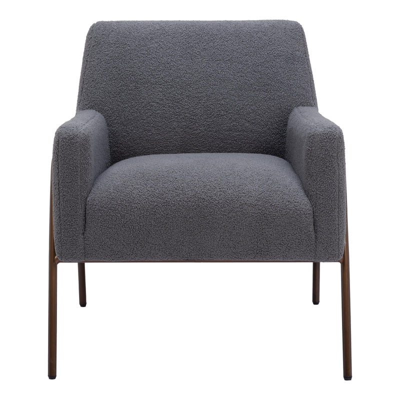 Zuo Charleston 109525 Accent Chair - Grey IMAGE 3