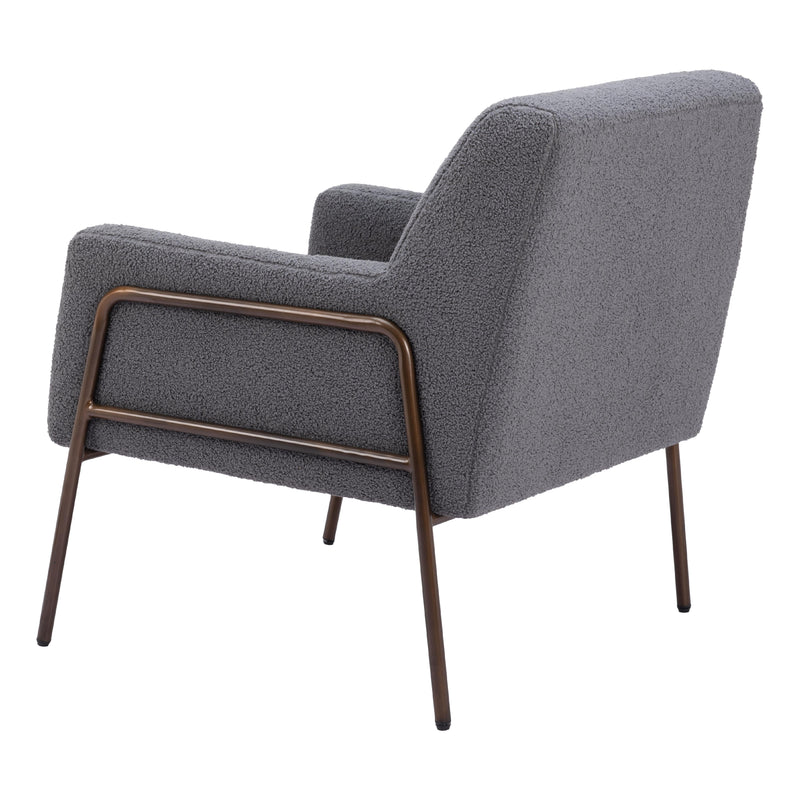 Zuo Charleston 109525 Accent Chair - Grey IMAGE 5
