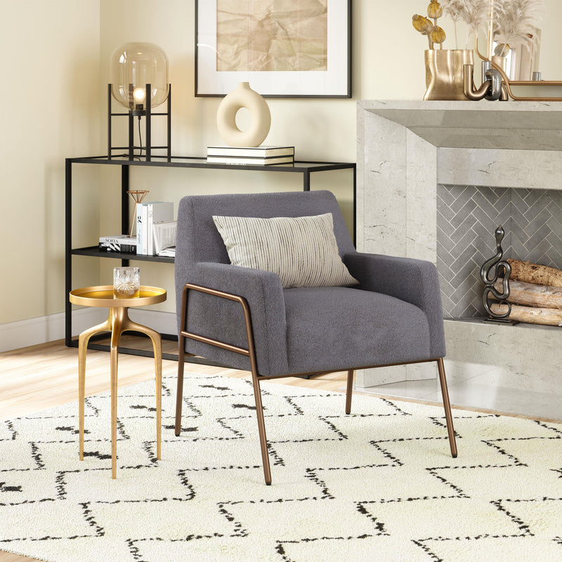 Zuo Charleston 109525 Accent Chair - Grey IMAGE 8