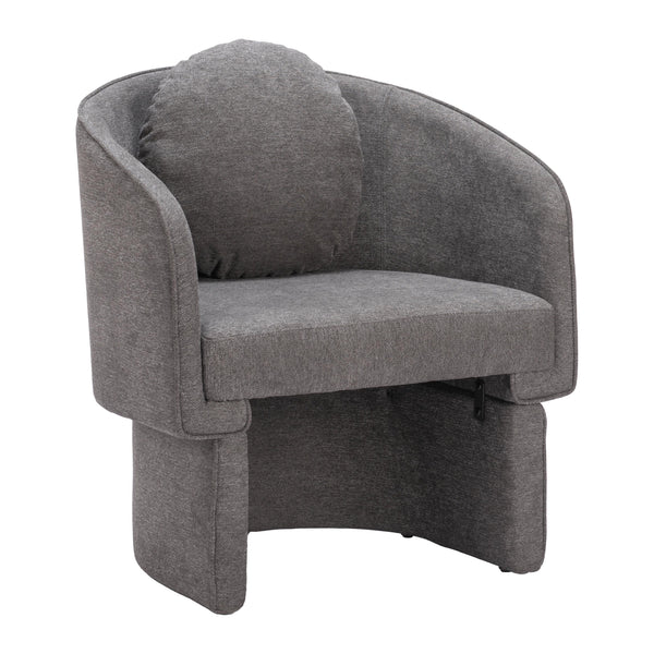 Zuo Olya 110014 Accent Chair - Truffle Grey IMAGE 1