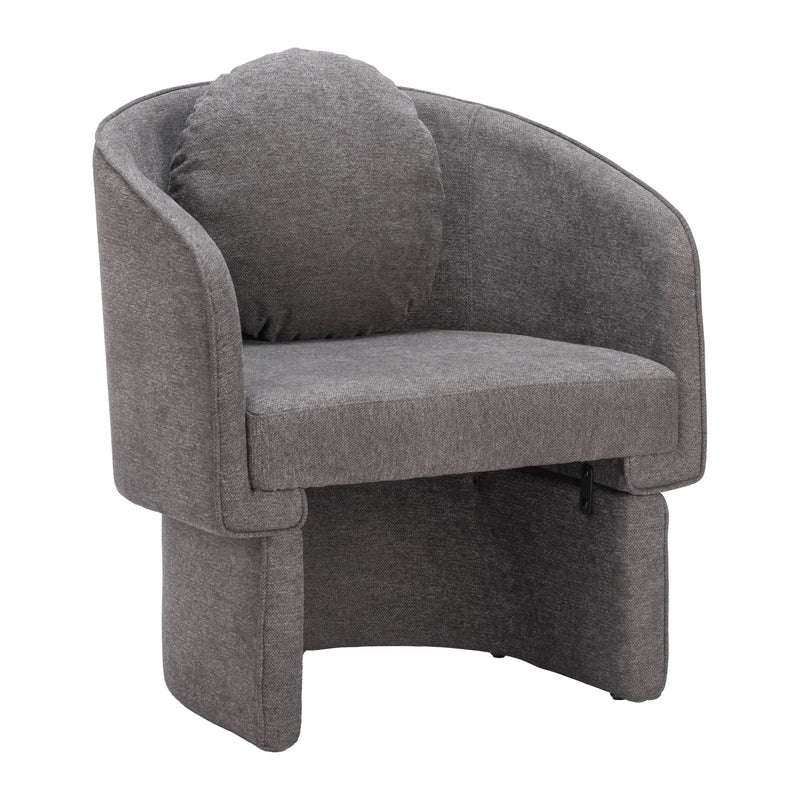 Zuo Olya 110014 Accent Chair - Truffle Grey IMAGE 1