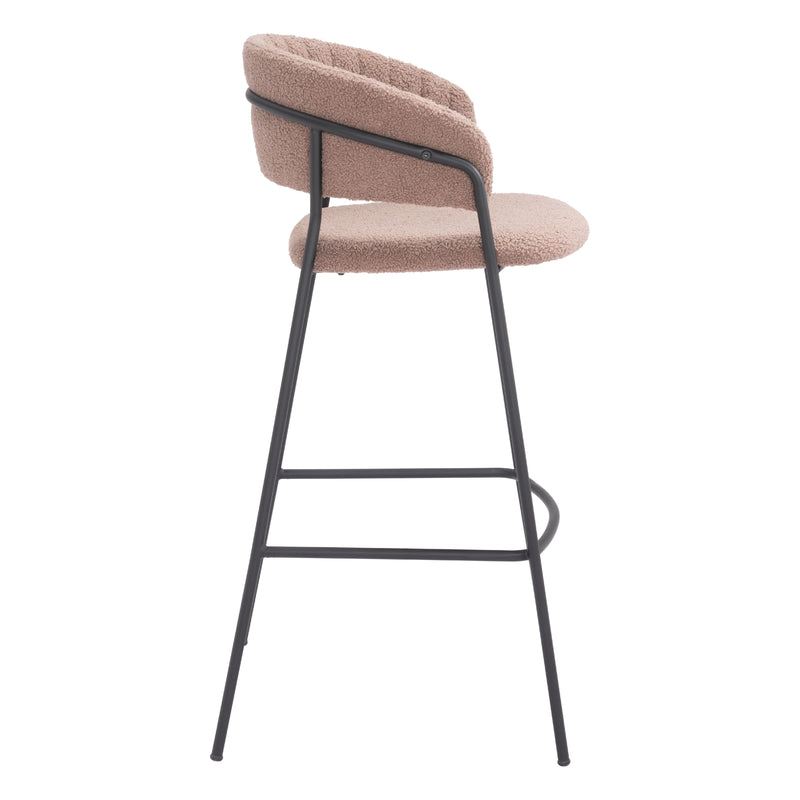 Zuo Josephine 109674 Barstool - Brown IMAGE 2