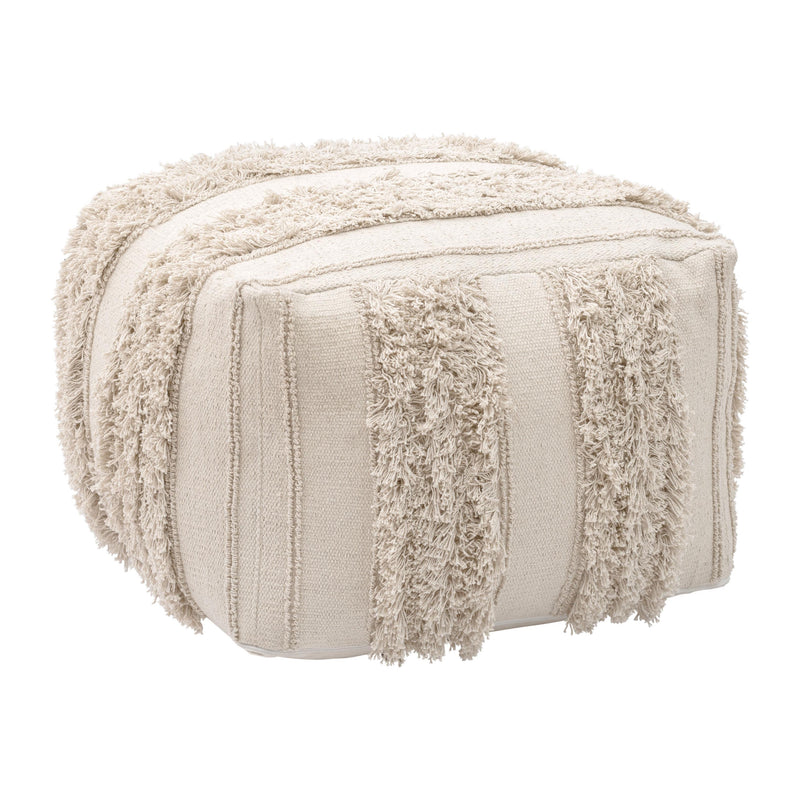 Zuo Peru 109822 Ottoman - Beige IMAGE 1