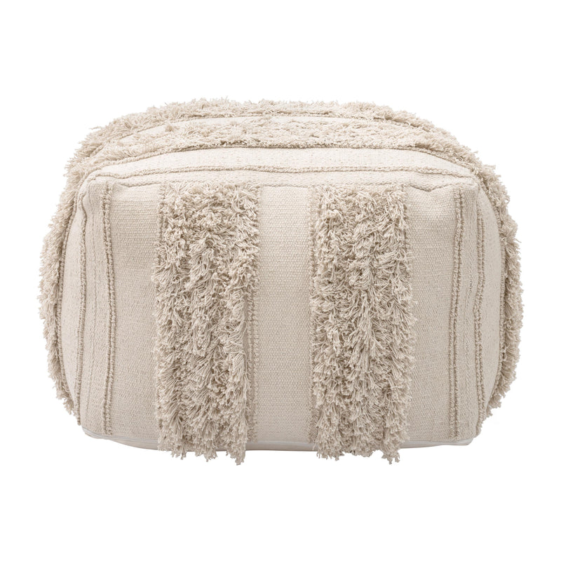 Zuo Peru 109822 Ottoman - Beige IMAGE 2
