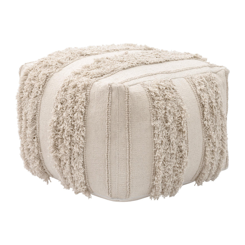Zuo Peru 109822 Ottoman - Beige IMAGE 3