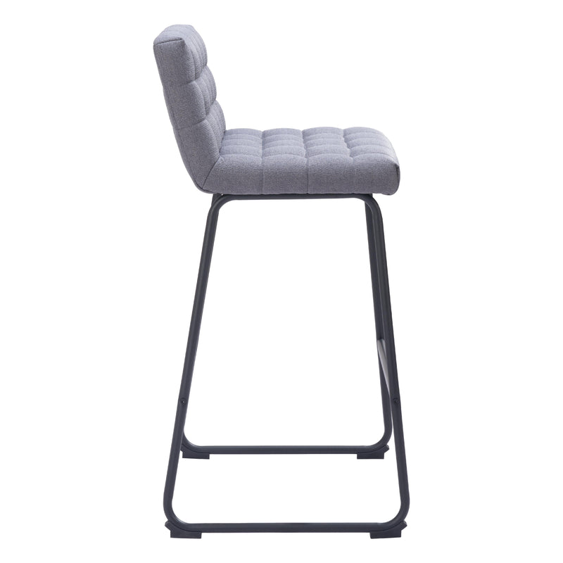 Zuo Pago 110072 Barstool - Grey IMAGE 2
