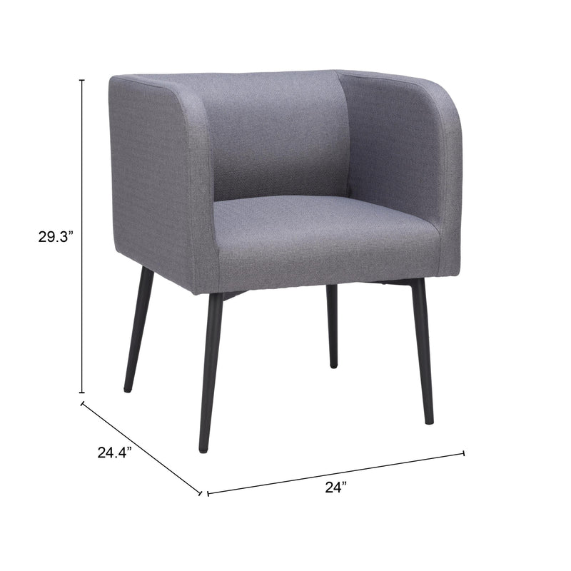 Zuo Horbat 110064 Dining Chair - Grey IMAGE 9