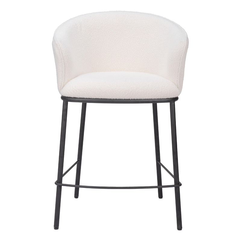 Zuo Essen 109807 Counter Stool - Ivory IMAGE 3