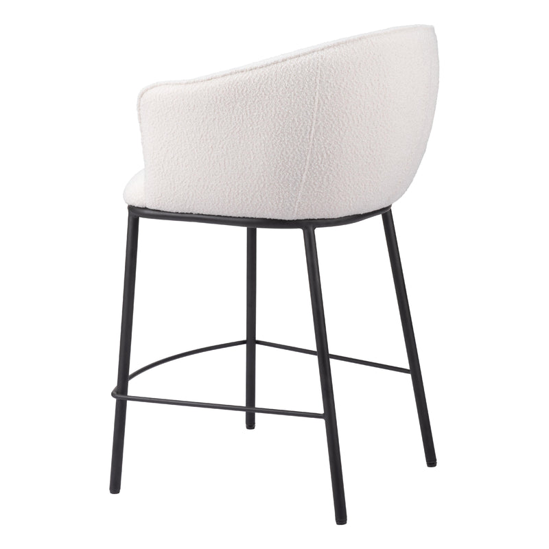 Zuo Essen 109807 Counter Stool - Ivory IMAGE 5